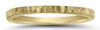 ESTATE CLASSIC 14KT YELLOW GOLD 1.5MM HAMMERED DESIGN WEDDING ANNIVERSARY RING