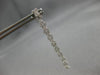 ESTATE 1.05CT DIAMOND 18K WHITE GOLD ROUND 2 ROW CHANDELIER FUN HANGING EARRINGS