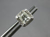 ESTATE 1.10CT DIAMOND 14KT WHITE GOLD PRINCESS & ROUND SQUARE HALO STUD EARRINGS