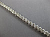 ESTATE 2.79CT DIAMOND 14KT WHITE GOLD 3D CLASSIC ROUND FUN LOVE TENNIS BRACELET