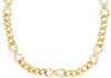 1.75CT DIAMOND 14K YELLOW GOLD ROUND INIFINITY BY THE YARD CUBAN TENNIS NECKLACE