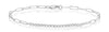 .27CT DIAMOND 14K WHITE GOLD 3D CLASSIC FLEXIBLE FOUR PRONG OVAL BANGLE BRACELET