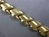 ESTATE WIDE & LONG 14KT YELLOW GOLD CLASSIC MATTE & SHINY ITALIAN LOVE BRACELET