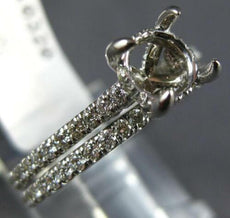 .90CT DIAMOND 14KT WHITE GOLD SEMI MOUNT ENGAGEMENT WEDDING ANNIVERSARY RING SET