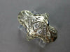 ANTIQUE ART DECO .28CT DIAMOND & AAA SAPPHIRE 18K WHITE GOLD 5 STONE RING #27510