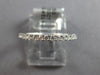 .33CT DIAMOND 18K WHITE GOLD 3D ROUND 2mm SEMI ETERNITY WEDDING ANNIVERSARY RING