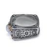 LARGE AAA PEARL 18KT YELLOW GOLD & 925 SILVER HANDCRAFTED 3D FILIGREE FUN RING