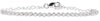 ESTATE .49CT DIAMOND 14K WHITE GOLD CLASSIC ROUND ADJUSTABLE FUN TENNIS BRACELET