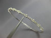 1.58CT DIAMOND 14KT WHITE GOLD CLASSIC SEMI ETERNITY CUFF TENNIS BANGLE BRACELET
