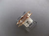 .33CT DIAMOND 14K ROSE GOLD 3D ROUND & PRINCESS CRISS CROSS ANNIVERSARY FUN RING