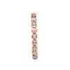 .29CT DIAMOND 18KT ROSE GOLD 3D BEZEL ETOILE ETERNITY WEDDING ANNIVERSARY RING