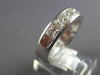 LARGE 1.50CT DIAMOND 14KT WHITE GOLD 5 STONE CHANNEL INVISIBLE ANNIVERSARY RING