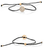 .14CT DIAMOND 14K ROSE GOLD 3D CLASSIC ROUND PAVE ADJUSTABLE BUTTON FUN BRACELET