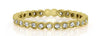 .24CT DIAMOND 18KT YELLOW GOLD 3D ROUND 2MM FILIGREE ETERNITY ANNIVERSARY RING