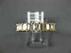 1.39CT DIAMOND 18KT YELLOW GOLD BAGUETTE 9 STONE SHARED PRONG ANNIVERSARY RING