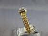 .22CT DIAMOND 14KT YELLOW GOLD ROUND & BAGUETTE INVISIBLE SQUARE LOVE KNOT RING