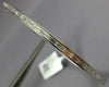 ESTATE 1.45CT DIAMOND 18KT WHITE GOLD 3D BAGUETTE SEMI ETERNITY BANGLE BRACELET