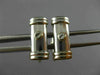 ESTATE 18KT WHITE GOLD 3D CLASSIC BAR CUFFLINKS