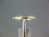 .21CT DIAMOND 18KT YELLOW GOLD 3D SIX STONE ETOILE SEMI ETERNITY BAMBOO FUN RING