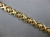 ESTATE LONG 14KT YELLOW GOLD 3D CLASSIC XO LOVE BRACELET