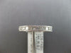 .64CT DIAMOND 14K WHITE GOLD ROUND & PRINCESS FILIGREE ETERNITY ANNIVERSARY RING
