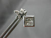 ANTIQUE .50CT DIAMOND 14K WHITE GOLD STAR CLUSTER FRIENDSHIP STUD EARRINGS #5272