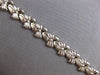 ESTATE WIDE 14KT WHITE GOLD 3D CLASSIC MATTE & SHINY MULTI BOW FUN BRACELET