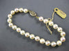LONG AAA SOUTH SEA PEARL 14KT YELLOW GOLD CLASSIC 6.5MM FILIGREE BRACELET #27756