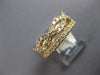 1.03CT DIAMOND 14KT YELLOW GOLD 3D CLASSIC CRISS CROSS INFINITY ANNIVERSARY RING
