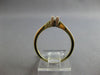 ESTATE .15CT DIAMOND 14K 2 TONE GOLD 3D CLASSIC SOLITAIRE ENGAGEMENT RING #28007