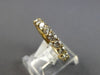 1.16CT DIAMOND 14KT YELLOW GOLD 3D SEMI ETERNITY LUCIDA WEDDING ANNIVERSARY RING