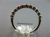 ESTATE .26CT DIAMOND 14KT WHITE GOLD 3D BEZEL FILIGREE MILGRAIN ANNIVERSARY RING