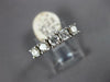 .50CT DIAMOND 14K WHITE GOLD 3D CLASSIC 5 STONE 4 PRONG WEDDING ANNIVERSARY RING