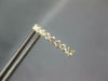ESTATE .78CT DIAMOND 18KT YELLOW GOLD CLASSIC INSIDE OUT HUGGIE HANGING EARRINGS