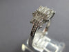 WIDE .50CT DIAMOND 14K WHITE GOLD PRINCESS & ROUND PAST PRESENT FUTURE LOVE RING