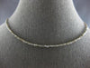 LONG 16.3CT CHOCOLATE FANCY DIAMOND 14KT WHITE GOLD 3D ETERNITY LOVE NECKLACE