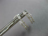.30CT DIAMOND 14KT WHITE GOLD 3D ROUND & PEAR SHAPE DOUBLE LEAF HANGING EARRINGS