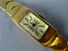 ESTATE HERNIA 14 JEWELS INCABLOC SWISS 14K YELLOW GOLD CLASSIC RECTANGULAR WATCH