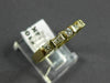 ESTATE .40CT BAGUETTE & ROUND DIAMOND 14K YELLOW GOLD 3D ANNIVERSARY RING 10077