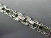 WIDE & LONG 1.92CT DIAMOND & AAA PINK SAPPHIRE 18K WHITE GOLD 3D TENNIS BRACELET