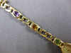 ESTATE 5.8CT AAA MULTI GEM 14KT YELLOW GOLD 3D GENEVE QUARTZ OVAL LADY'S WATCH