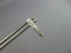 ESTATE .30CT DIAMOND 14KT WHITE GOLD 3D ROUND 3 ROW PAVE HUGGIE HANGING EARRINGS