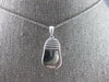 ESTATE .12CT DIAMOND 14K WHITE GOLD MATTE & SHINY BABYGIRL SHOE FLOATING PENDANT