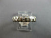 ESTATE .85CT DIAMOND 14K WHITE GOLD 3D CLASSIC ROUND & BAGUETTE ANNIVERSARY RING