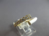 .43CT DIAMOND & WHITE ENAMEL 14K YELLOW GOLD GRADUATING JOURNEY CRISS CROSS RING