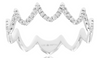 ESTATE .12CT DIAMOND 14KT WHITE GOLD 3D CLASSIC CROWN ROYALTY FUN RING