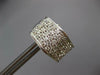 ESTATE LARGE 1.56CT DIAMOND 18KT WHITE GOLD MULTI ROW CLIP ON HANGING EARRINGS