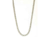 ESTATE 2.0CT DIAMOND 14KT WHITE GOLD 3D ROUND CLASSIC TENNIS NECKLACE