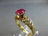1.06CT DIAMOND & AAA RUBY 14KT YELLOW GOLD OVAL & ROUND ENGAGEMENT RING #27639