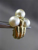 ESTATE LARGE 14KT YELLOW GOLD CLASSIC AAA SOUTH SEA PEARL CLIP ON EARRINGS #2954